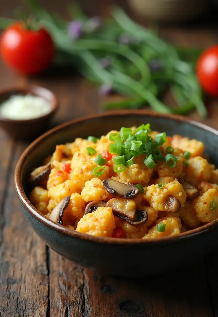 26 Healthy Lunch Ideas with Eggs That Are Protein-Rich and Easy 132 26 Healthy Lunch Ideas with Eggs That Are Protein-Rich and Easy - 22. Egg and Mushroom Stir-Fry