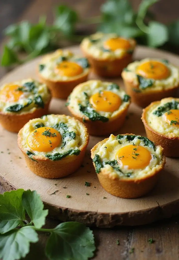 26 Healthy Lunch Ideas with Eggs That Are Protein-Rich and Easy 27 26 Healthy Lunch Ideas with Eggs That Are Protein-Rich and Easy - 5. Egg Muffins with Spinach and Cheese
