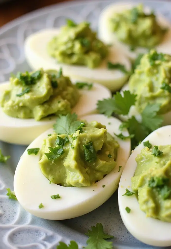 26 Healthy Lunch Ideas with Eggs That Are Protein-Rich and Easy 34 26 Healthy Lunch Ideas with Eggs That Are Protein-Rich and Easy - 6. Deviled Eggs with a Twist