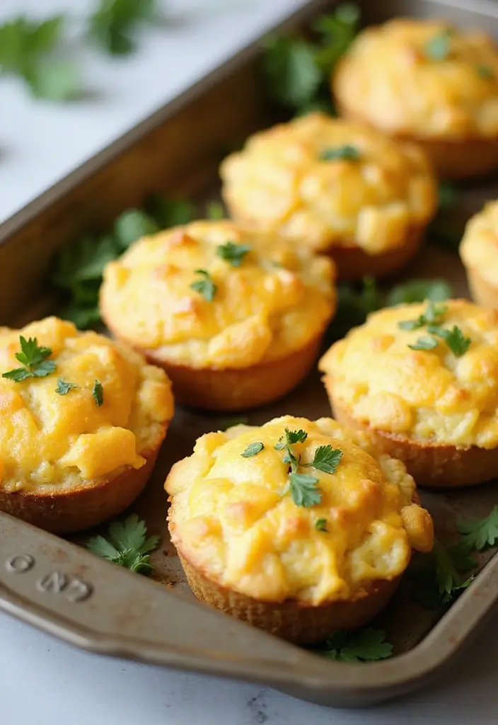 26 High Protein Lunch Box Ideas to Keep You Full Longer - 13. Egg and Cheese Breakfast Muffins
