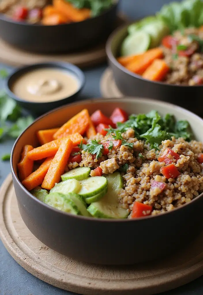 26 Japanese Bento Box Recipes and Lunch Ideas to Try This Week - 23. Mediterranean Quinoa Bowl Bento
