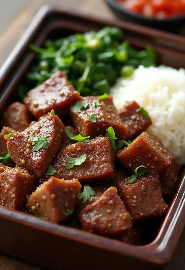 26 Japanese Bento Box Recipes and Lunch Ideas to Try This Week - 8. Beef Teriyaki Bento