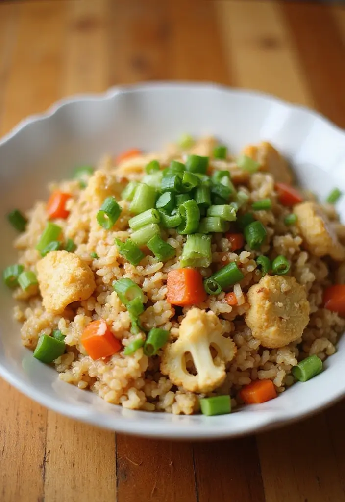 26 Low Carb Lunch Ideas for Work That Taste Delicious and Keep You Full 8 26 Low Carb Lunch Ideas for Work That Taste Delicious and Keep You Full - 2. Cauliflower Fried Rice