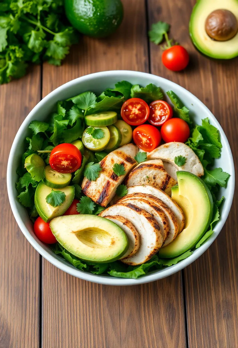 26 Low Carb Lunch Ideas for Work That Taste Delicious and Keep You Full 142 26 Low Carb Lunch Ideas for Work That Taste Delicious and Keep You Full - 22. Cilantro Lime Chicken Bowl