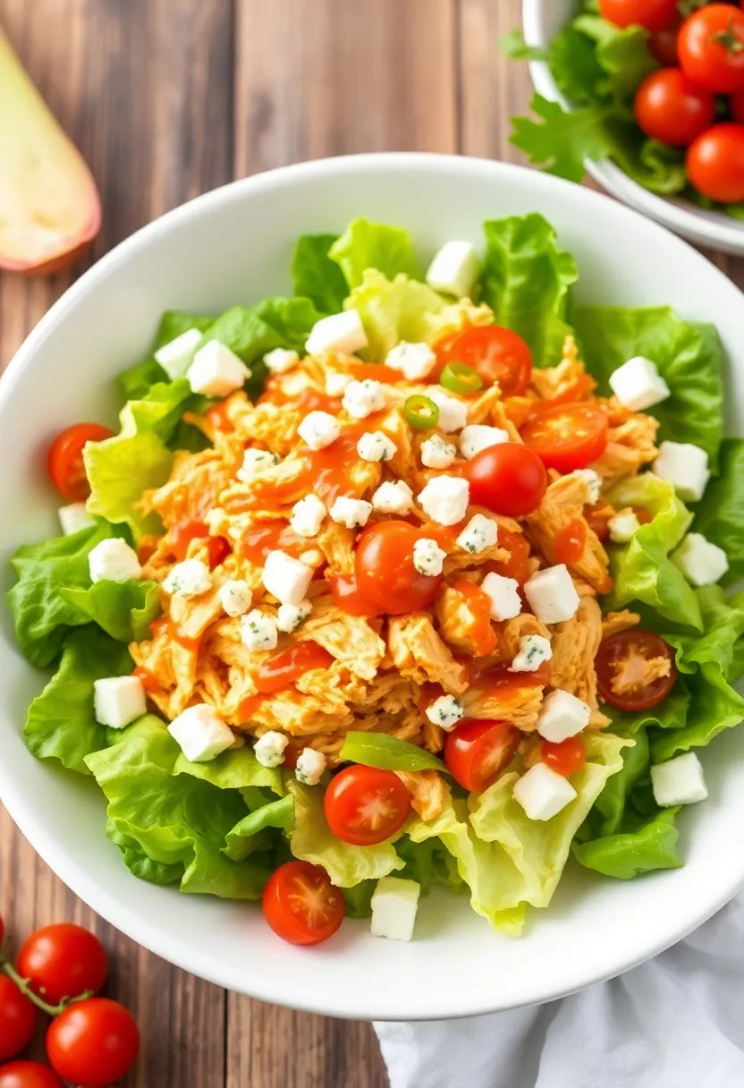 26 Low Carb Lunch Ideas for Work That Taste Delicious and Keep You Full 161 26 Low Carb Lunch Ideas for Work That Taste Delicious and Keep You Full - 25. Buffalo Chicken Salad