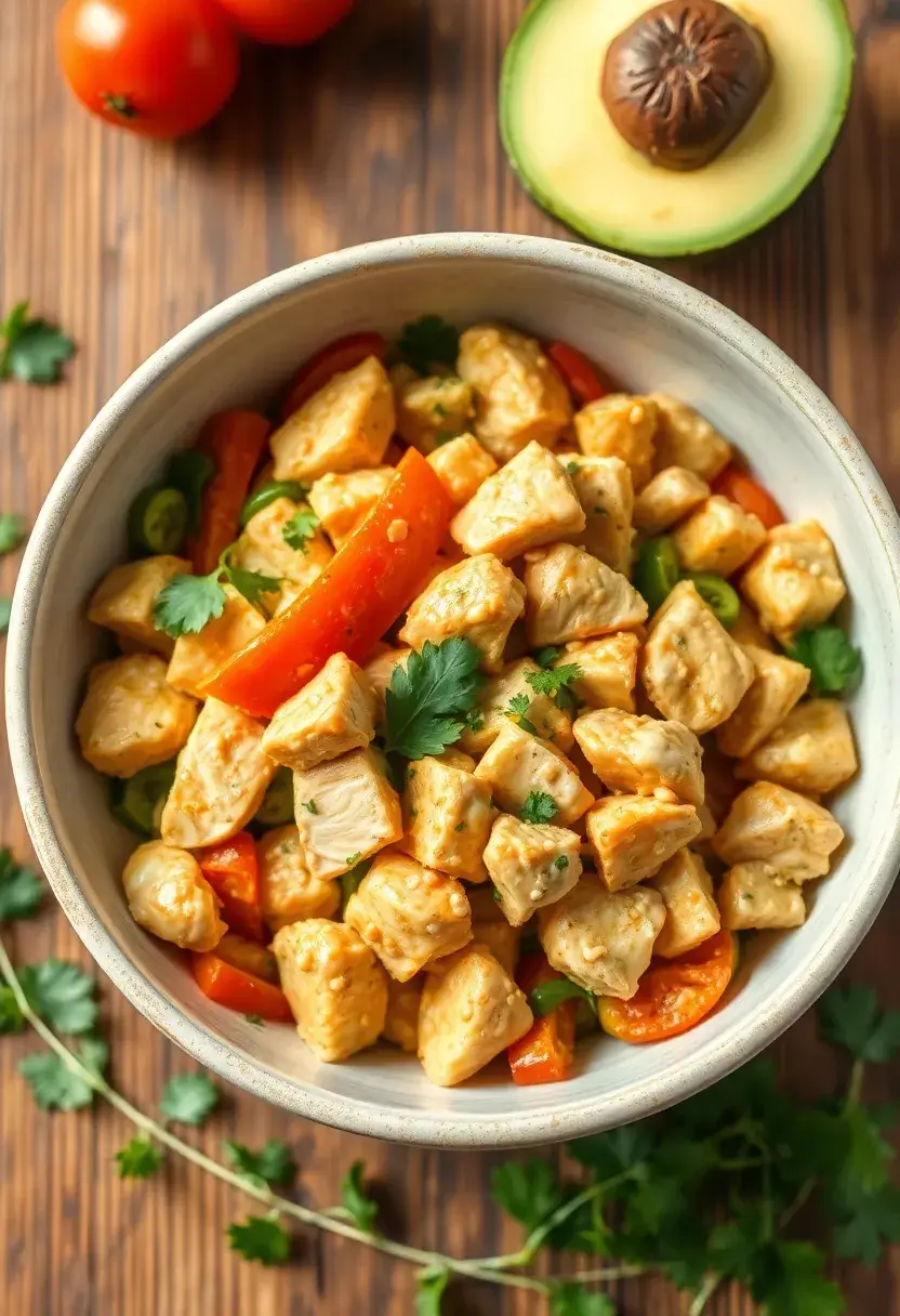 26 Low Carb Lunch Ideas for Work That Taste Delicious and Keep You Full 168 26 Low Carb Lunch Ideas for Work That Taste Delicious and Keep You Full - 26. Coconut Curry Chicken Salad