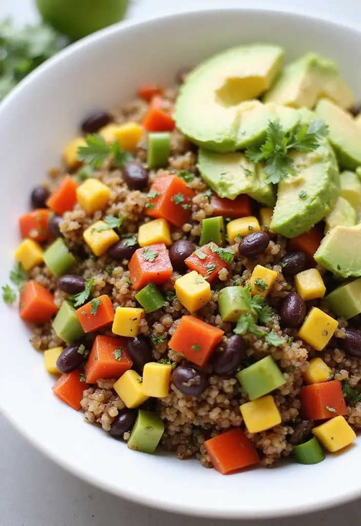 26 Lunch Ideas for Picky Eaters Adults Will Love Too 1 26 Lunch Ideas for Picky Eaters Adults Will Love Too - 1. Quinoa & Black Bean Salad