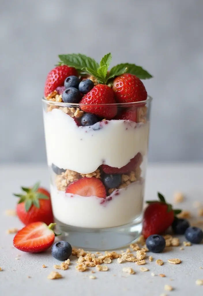 26 Lunch Ideas for Picky Eaters Adults Will Love Too 71 26 Lunch Ideas for Picky Eaters Adults Will Love Too - 13. Greek Yogurt Parfait