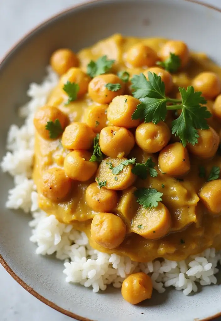 26 Lunch Ideas for Picky Eaters Adults Will Love Too 109 26 Lunch Ideas for Picky Eaters Adults Will Love Too - 19. Coconut Curry Chickpeas