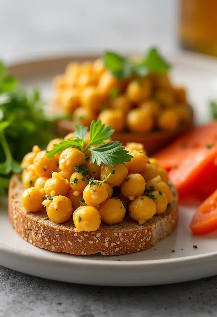 26 Lunch Ideas for Picky Eaters Adults Will Love Too 16 26 Lunch Ideas for Picky Eaters Adults Will Love Too - 4. Chickpea Salad Sandwiches