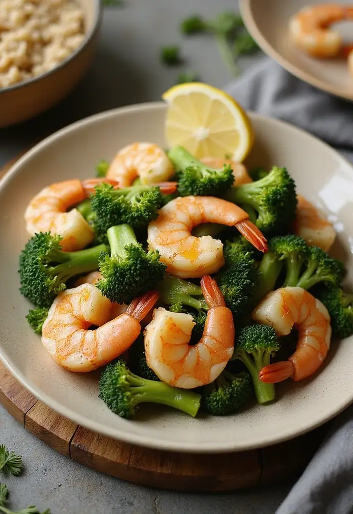 27 Healthy Hot Lunch Ideas for Work That Are Warm and Satisfying 62 27 Healthy Hot Lunch Ideas for Work That Are Warm and Satisfying - 10. Sautéed Shrimp and Broccoli