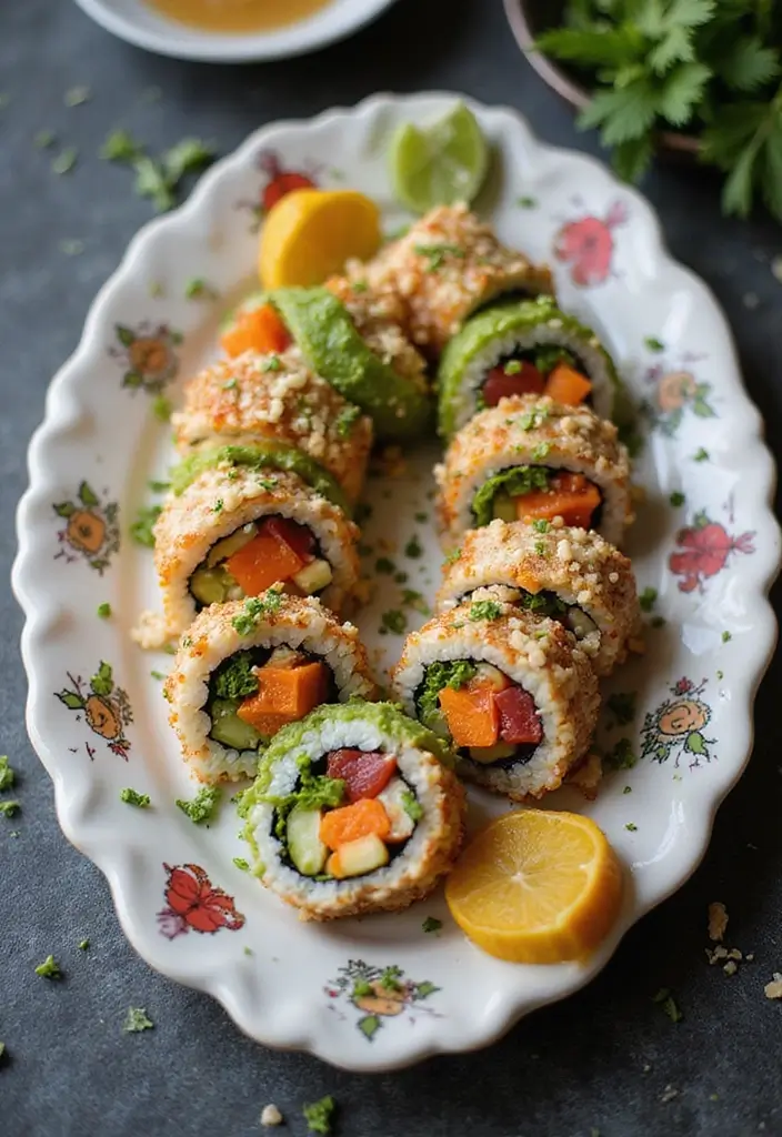 27 Healthy Hot Lunch Ideas for Work That Are Warm and Satisfying 99 27 Healthy Hot Lunch Ideas for Work That Are Warm and Satisfying - 15. Veggie Sushi Rolls