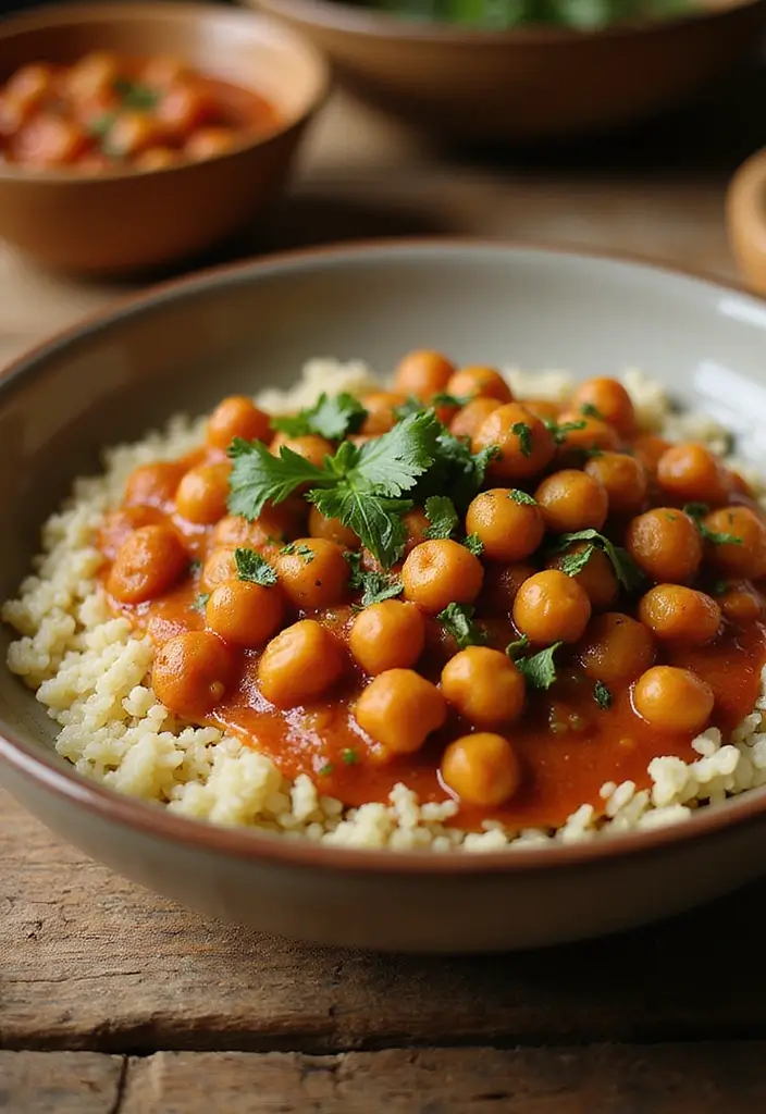 27 Healthy Hot Lunch Ideas for Work That Are Warm and Satisfying 106 27 Healthy Hot Lunch Ideas for Work That Are Warm and Satisfying - 16. Moroccan Chickpea Stew
