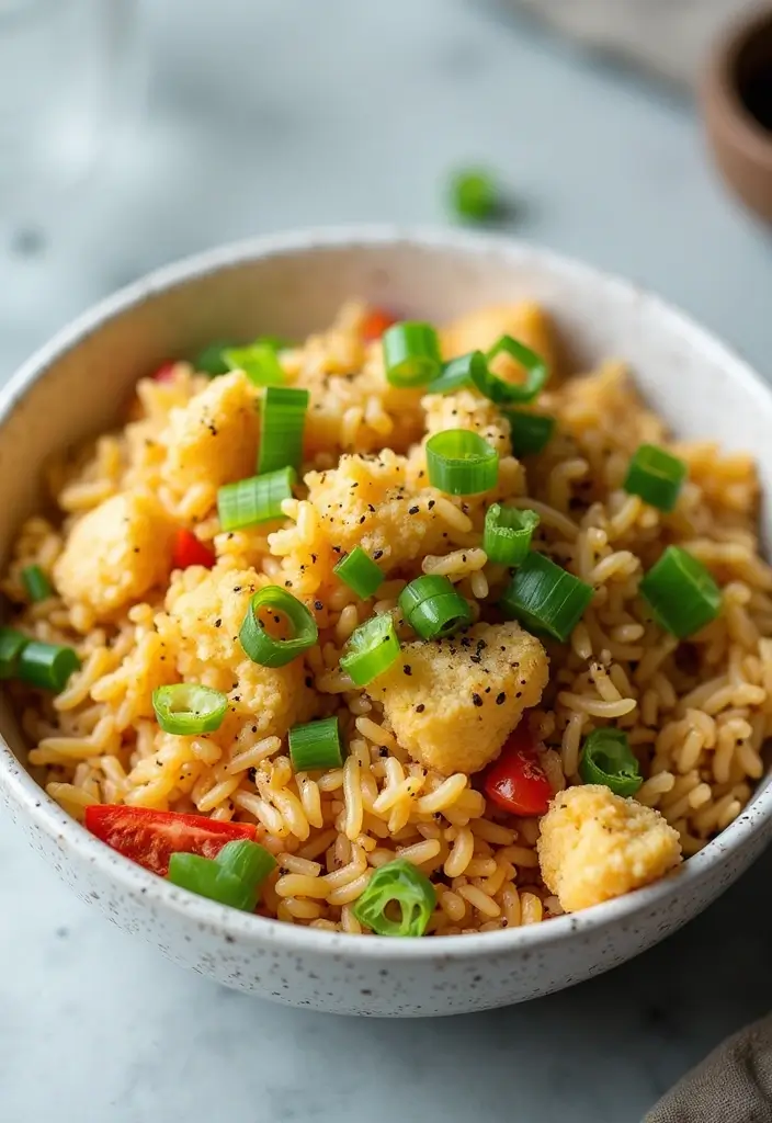 27 Healthy Hot Lunch Ideas for Work That Are Warm and Satisfying 116 27 Healthy Hot Lunch Ideas for Work That Are Warm and Satisfying - 18. Cauliflower Fried Rice