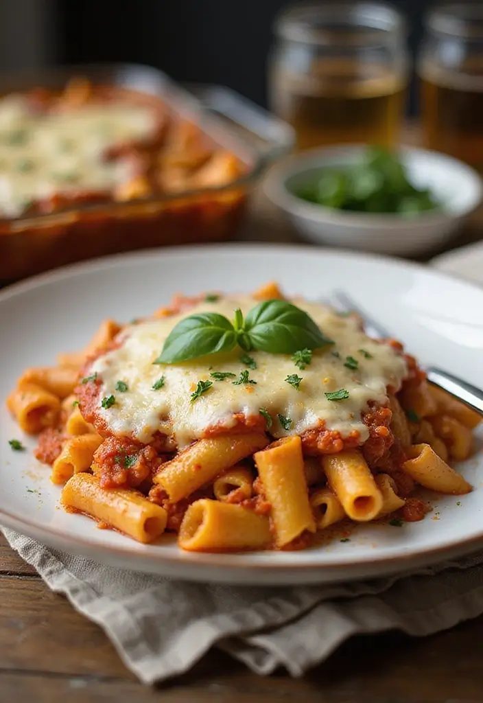 27 Healthy Hot Lunch Ideas for Work That Are Warm and Satisfying 144 27 Healthy Hot Lunch Ideas for Work That Are Warm and Satisfying - 22. Healthy Baked Ziti