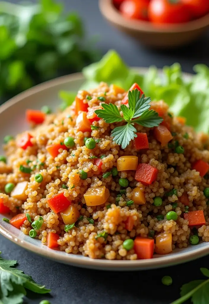 27 Healthy Lunch and Dinner Ideas for Balanced Eating 70 27 Healthy Lunch and Dinner Ideas for Balanced Eating - 12. Thai Peanut Quinoa Stir-Fry