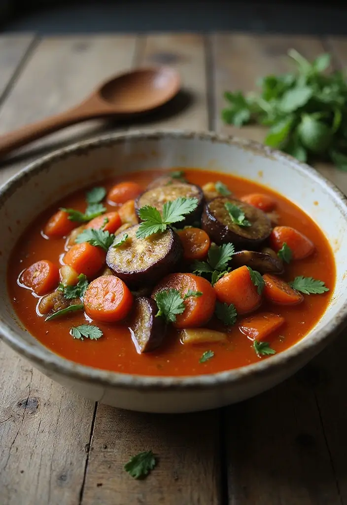 27 Healthy Lunch and Dinner Ideas for Balanced Eating 89 27 Healthy Lunch and Dinner Ideas for Balanced Eating - 15. Eggplant and Tomato Stew