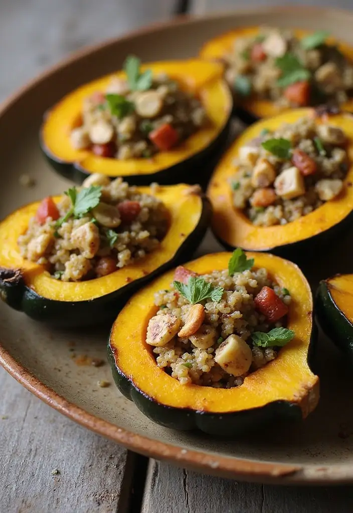 27 Healthy Lunch and Dinner Ideas for Balanced Eating 103 27 Healthy Lunch and Dinner Ideas for Balanced Eating - 17. Vegan Stuffed Acorn Squash