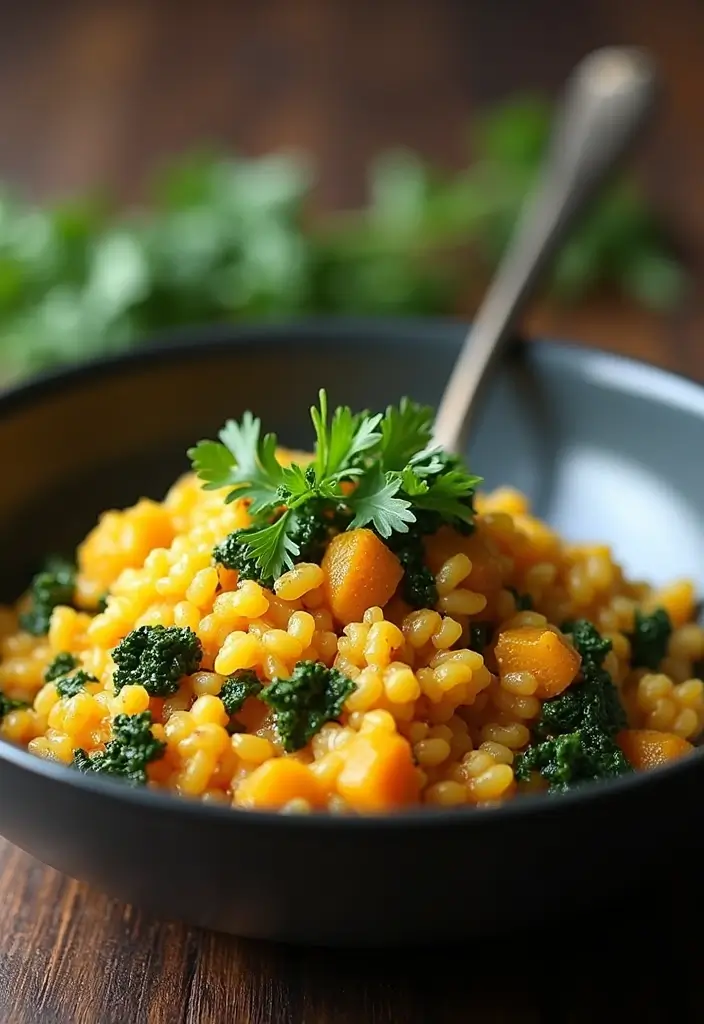 27 Healthy Lunch and Dinner Ideas for Balanced Eating 110 27 Healthy Lunch and Dinner Ideas for Balanced Eating - 18. Butternut Squash and Kale Risotto