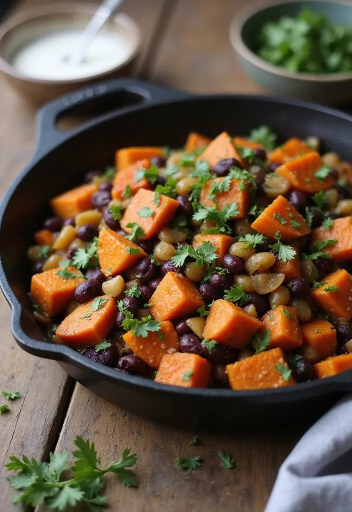 27 Healthy Lunch and Dinner Ideas for Balanced Eating 141 27 Healthy Lunch and Dinner Ideas for Balanced Eating - 23. Black Bean and Sweet Potato Hash
