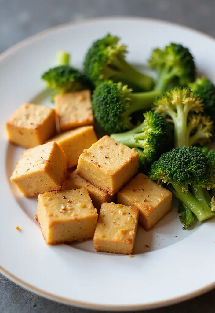 27 High Protein Gluten Free Lunch Ideas for Energy and Strength 73 27 High Protein Gluten Free Lunch Ideas for Energy and Strength - 13. Baked Tofu with Broccoli