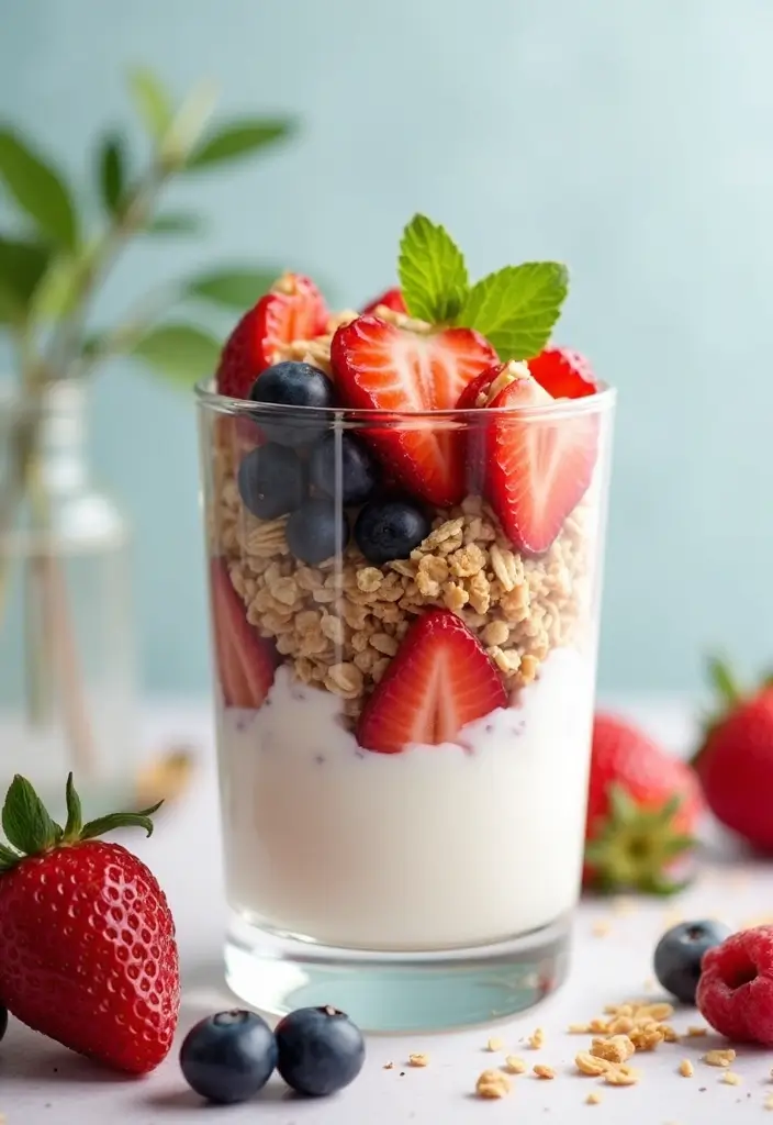 27 High Protein Gluten Free Lunch Ideas for Energy and Strength 90 27 High Protein Gluten Free Lunch Ideas for Energy and Strength - 16. Greek Yogurt Parfait