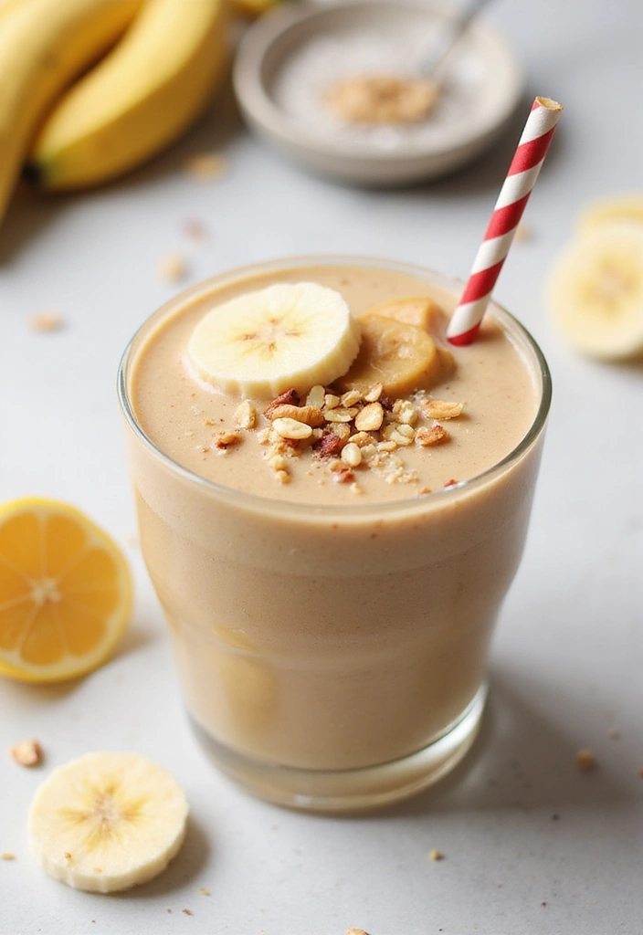 27 High Protein Gluten Free Lunch Ideas for Energy and Strength 102 27 High Protein Gluten Free Lunch Ideas for Energy and Strength - 18. Peanut Butter Banana Smoothie