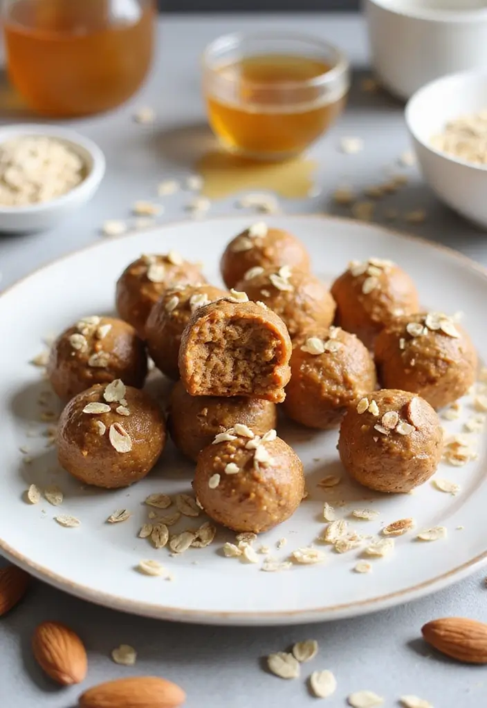 27 High Protein Gluten Free Lunch Ideas for Energy and Strength 110 27 High Protein Gluten Free Lunch Ideas for Energy and Strength - 20. Almond Butter Energy Balls