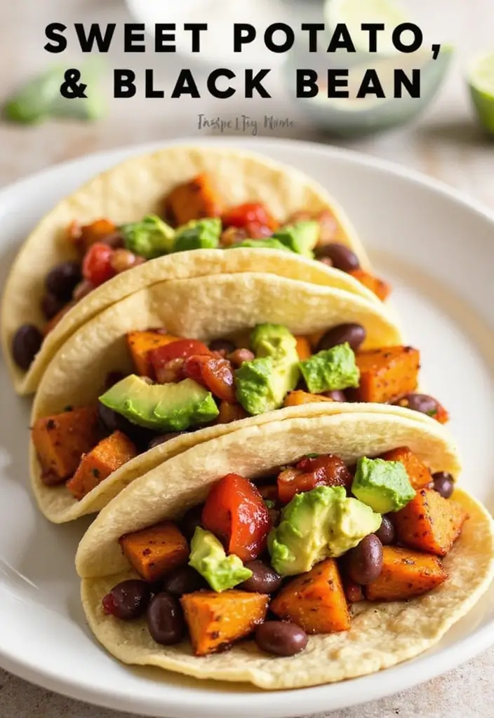 27 Low Calorie School Lunch Ideas That Kids Will Actually Eat 58 27 Low Calorie School Lunch Ideas That Kids Will Actually Eat - 10. Sweet Potato and Black Bean Tacos