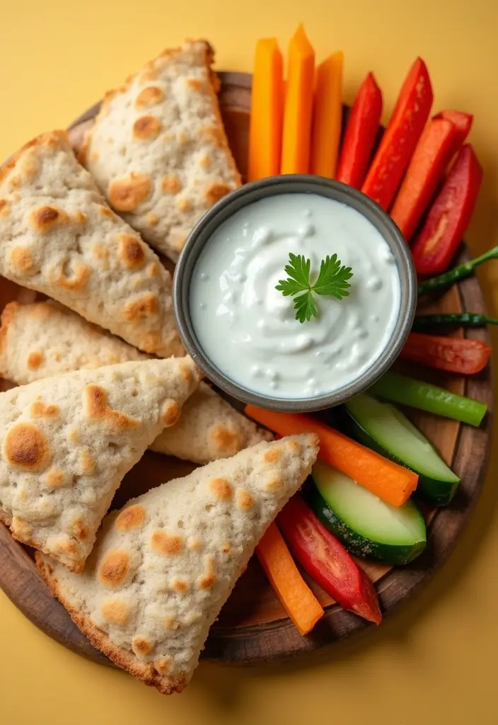27 Low Calorie School Lunch Ideas That Kids Will Actually Eat 103 27 Low Calorie School Lunch Ideas That Kids Will Actually Eat - 17. Pita Bread with Tzatziki and Veggies