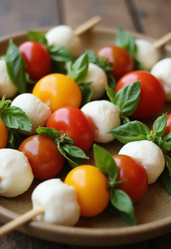 27 Low Calorie School Lunch Ideas That Kids Will Actually Eat 115 27 Low Calorie School Lunch Ideas That Kids Will Actually Eat - 19. Caprese Skewers