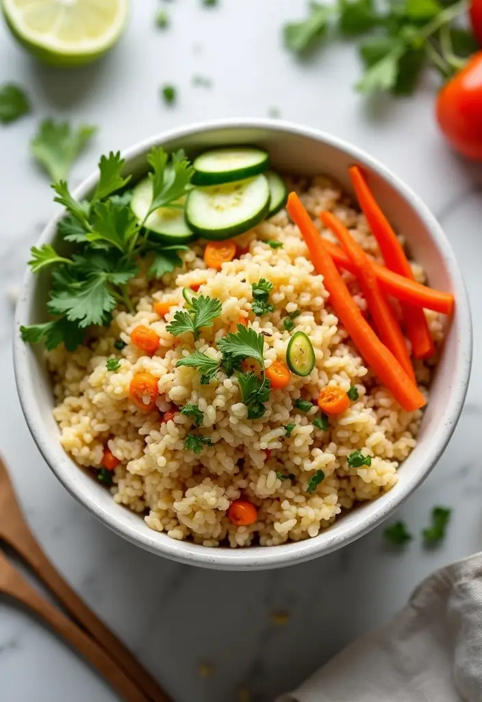 27 Low Calorie School Lunch Ideas That Kids Will Actually Eat 136 27 Low Calorie School Lunch Ideas That Kids Will Actually Eat - 22. Cauliflower Fried Rice