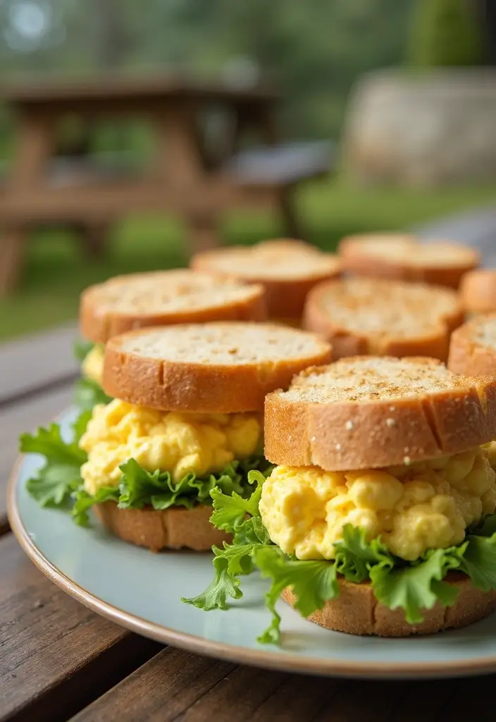27 Lunch Ideas for Entertaining Friends That Feel Effortless 121 27 Lunch Ideas for Entertaining Friends That Feel Effortless - 19. Egg Salad Sandwiches