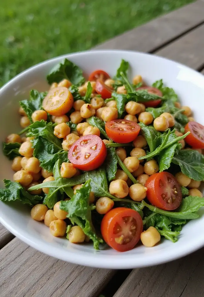 27 Lunch Ideas for Entertaining Friends That Feel Effortless 145 27 Lunch Ideas for Entertaining Friends That Feel Effortless - 23. Roasted Chickpea Salad