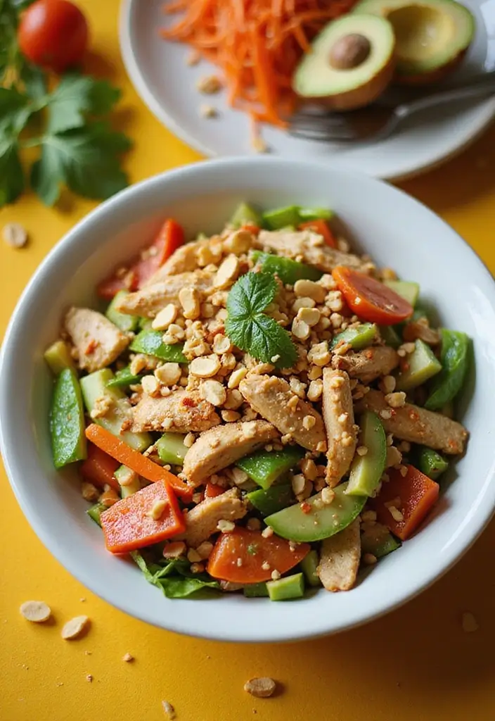 27 WW Lunch Ideas for Work That Fit SmartPoints and Taste Great - 12. Thai Chicken Salad