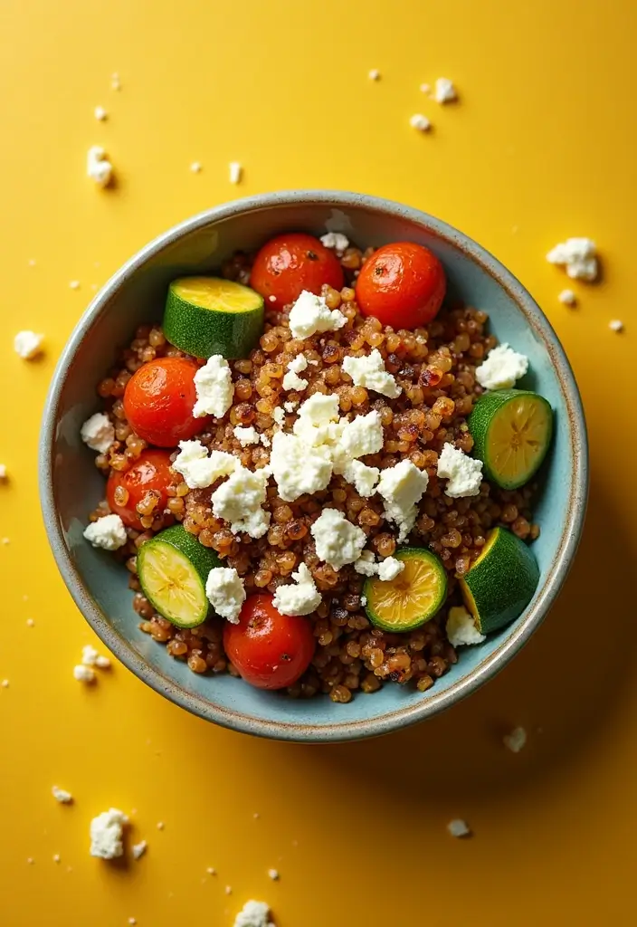 27 WW Lunch Ideas for Work That Fit SmartPoints and Taste Great - 13. Roasted Veggie & Quinoa Bowl