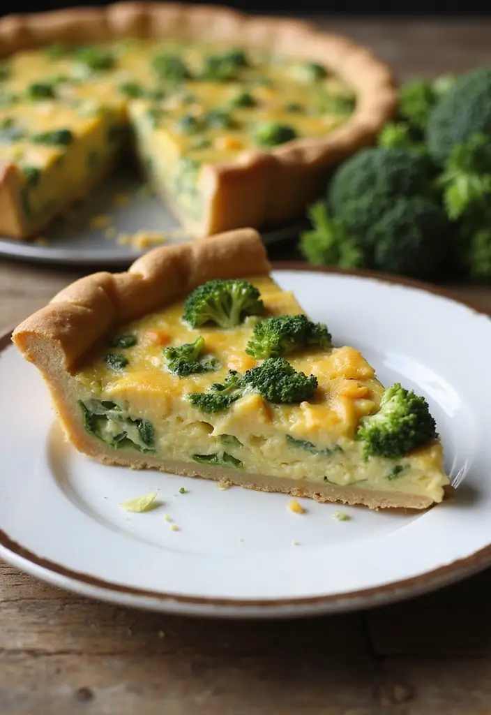 27 WW Lunch Ideas for Work That Fit SmartPoints and Taste Great - 23. Broccoli & Cheddar Quiche