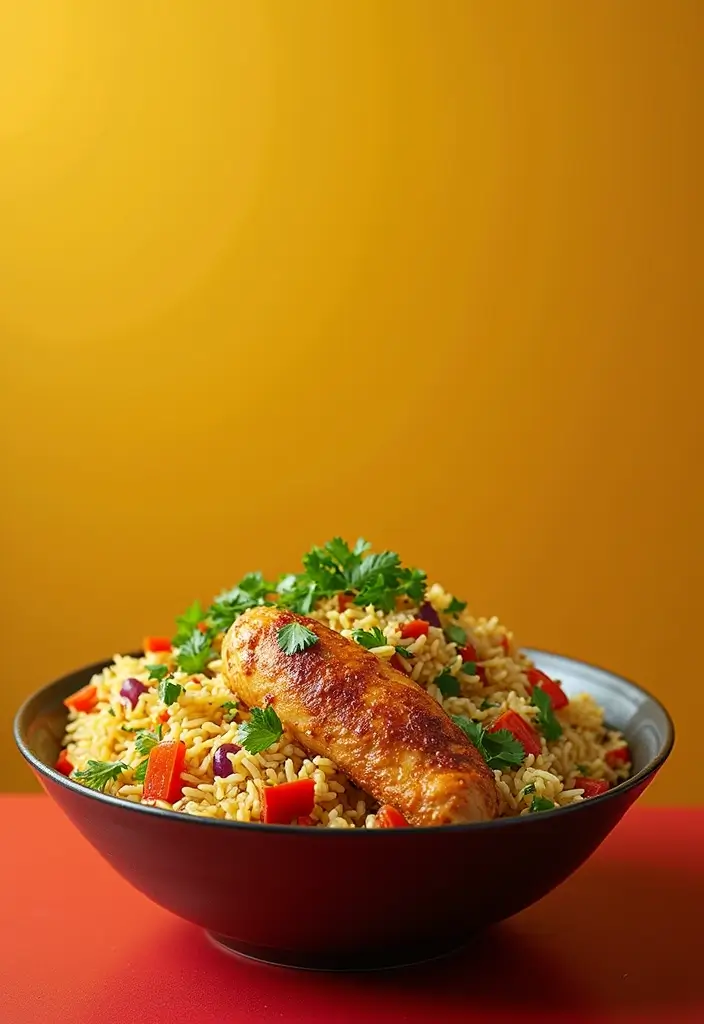 27 WW Lunch Ideas for Work That Fit SmartPoints and Taste Great - 24. Chicken and Veggie Rice Bowl