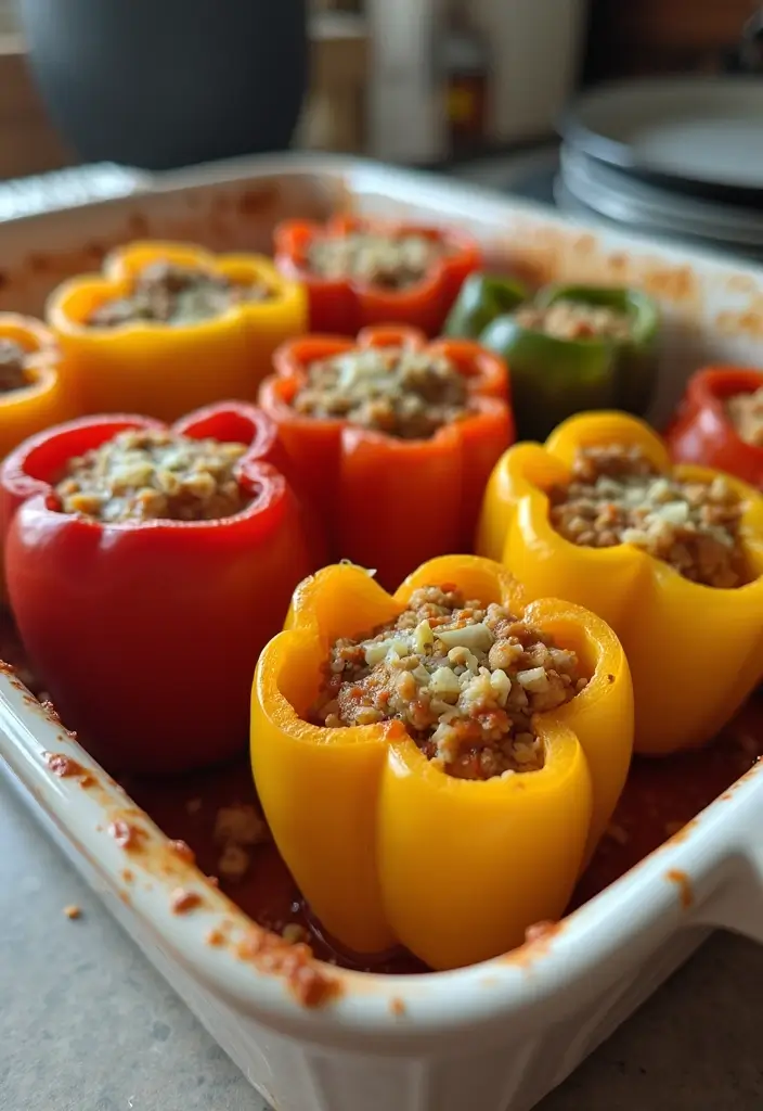 27 WW Lunch Ideas for Work That Fit SmartPoints and Taste Great - 25. Stuffed Bell Peppers