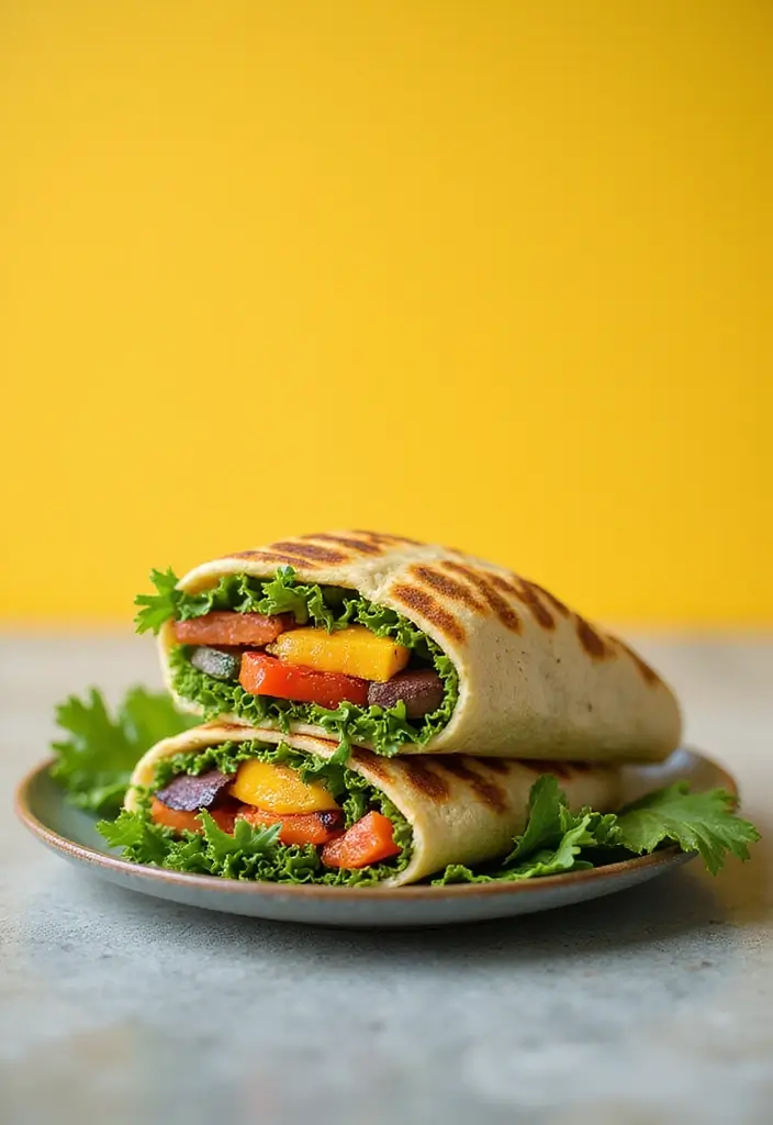 27 WW Lunch Ideas for Work That Fit SmartPoints and Taste Great - 27. Grilled Vegetable Wrap