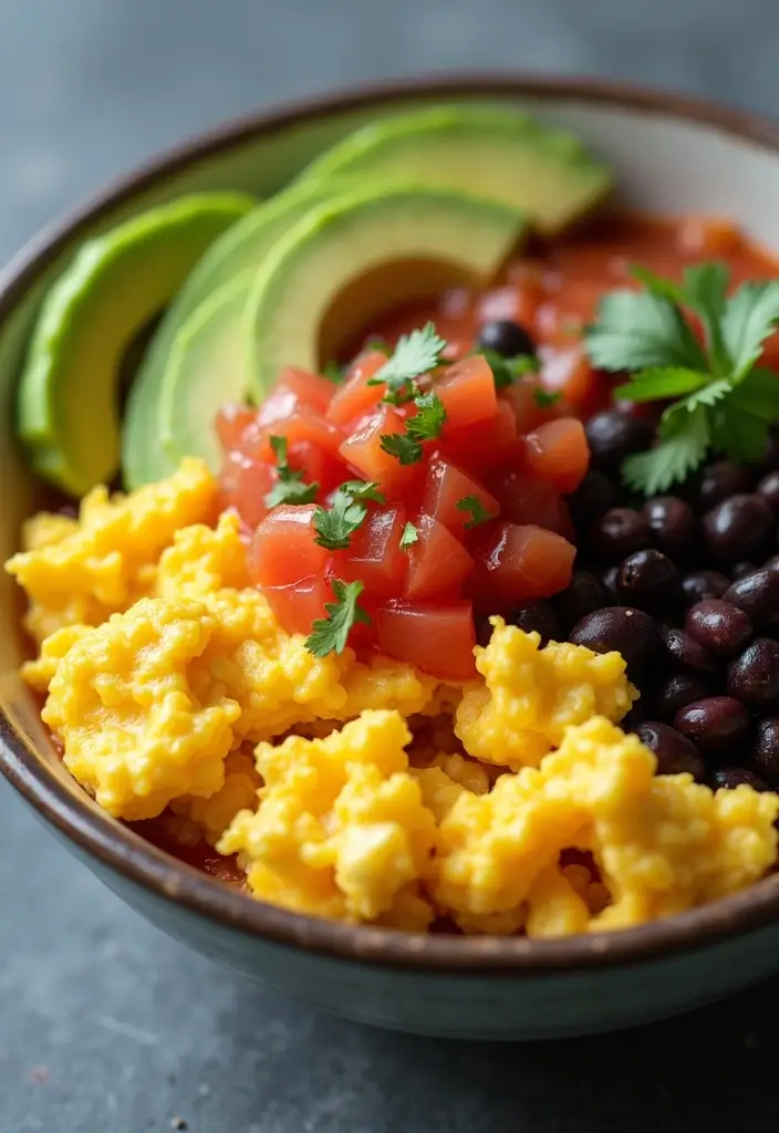 27 Work Lunch Ideas for Men That Are Filling and Protein-Packed - 17. Protein-Packed Breakfast Bowl