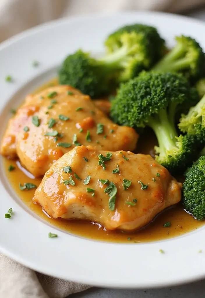 27 Work Lunch Ideas for Men That Are Filling and Protein-Packed - 25. Honey Mustard Chicken and Broccoli