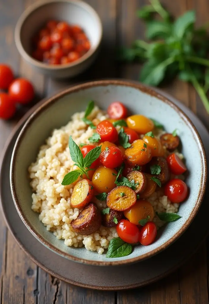 28 Easy and Healthy Lunch Ideas for Work You Can Pack in Minutes - 20. Savory Oatmeal with Veggies