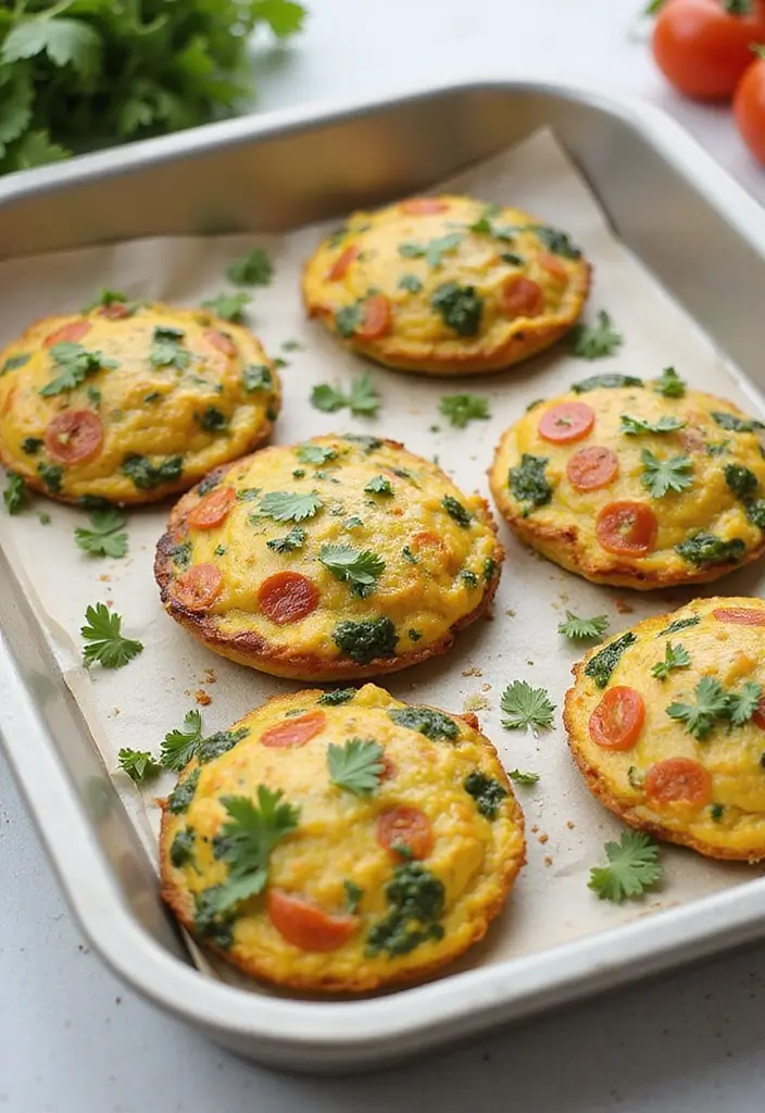 28 Easy and Healthy Lunch Ideas for Work You Can Pack in Minutes - 21. Mini Veggie Frittatas