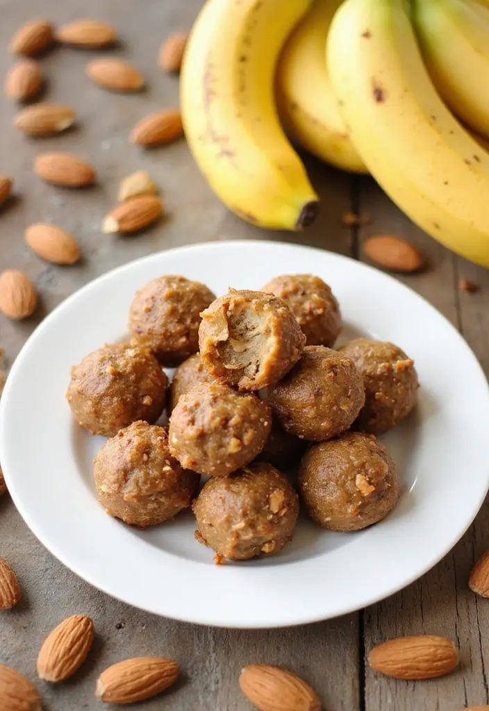 28 Easy and Healthy Lunch Ideas for Work You Can Pack in Minutes - 22. Almond Banana Energy Bites