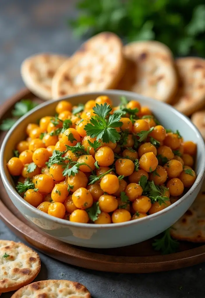 28 Easy and Healthy Lunch Ideas for Work You Can Pack in Minutes - 23. Curried Chickpea Salad