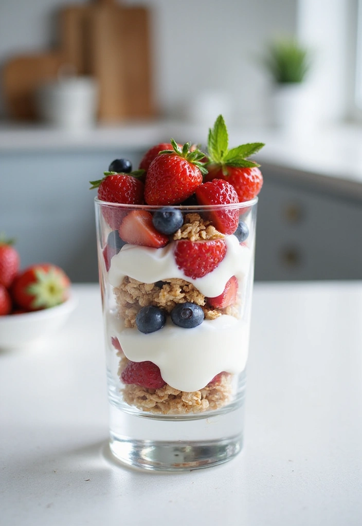 28 Easy and Healthy Lunch Ideas for Work You Can Pack in Minutes - 6. Greek Yogurt Parfait