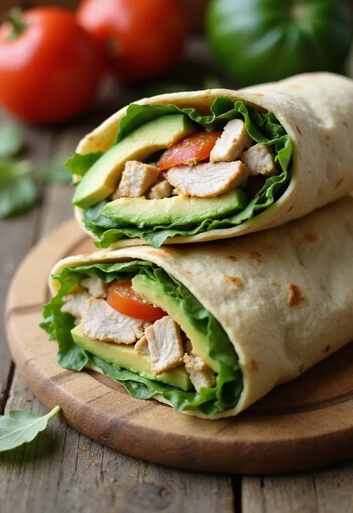 28 Lunch Ideas for High Schoolers That Are Cool and Nutritious 1 28 Lunch Ideas for High Schoolers That Are Cool and Nutritious - 1. Turkey and Avocado Wrap