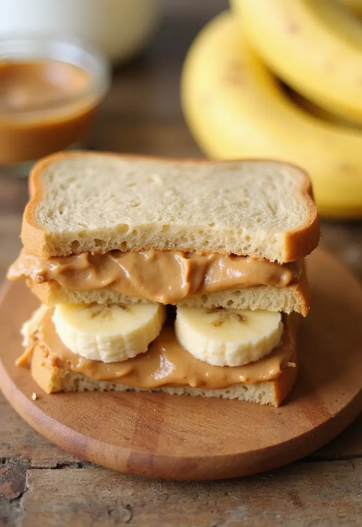 28 Lunch Ideas for High Schoolers That Are Cool and Nutritious 72 28 Lunch Ideas for High Schoolers That Are Cool and Nutritious - 12. Peanut Butter Banana Sandwich