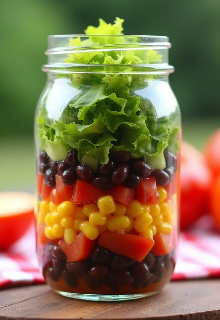 28 Lunch Ideas for High Schoolers That Are Cool and Nutritious 86 28 Lunch Ideas for High Schoolers That Are Cool and Nutritious - 14. Taco Salad in a Jar